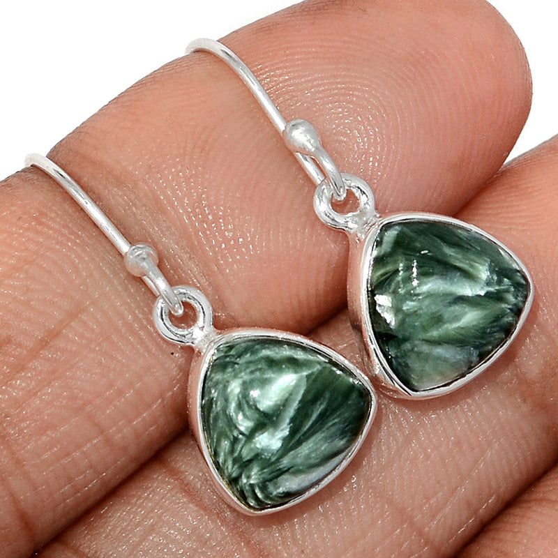 1.1" Seraphinite Earrings - SRPE791