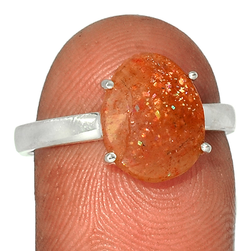 Claw - Sunstone Faceted Ring - SSFR11