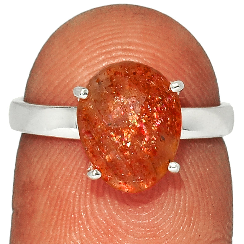 Claw - Sunstone Faceted Ring - SSFR30