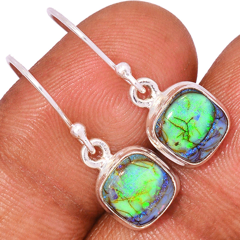 1" Sterling Opal Earrings - STOE114