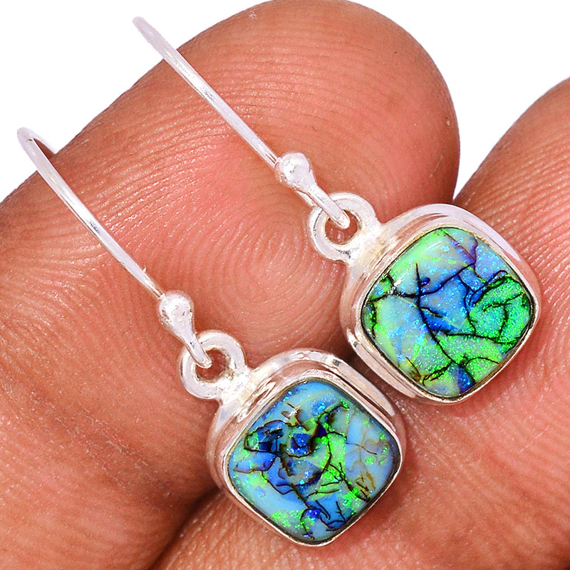 1.1" Sterling Opal Earrings - STOE115