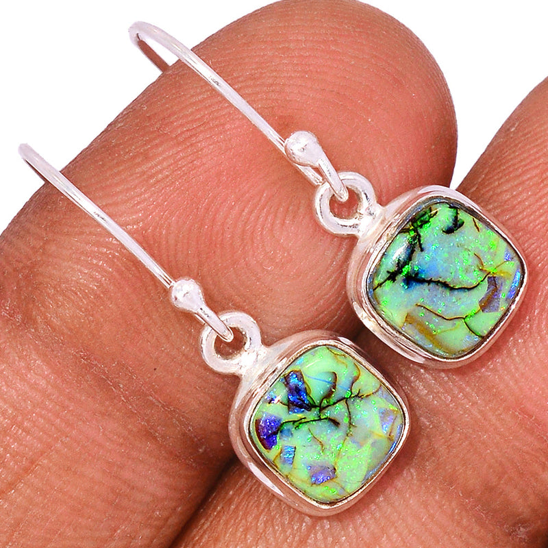 1" Sterling Opal Earrings - STOE118