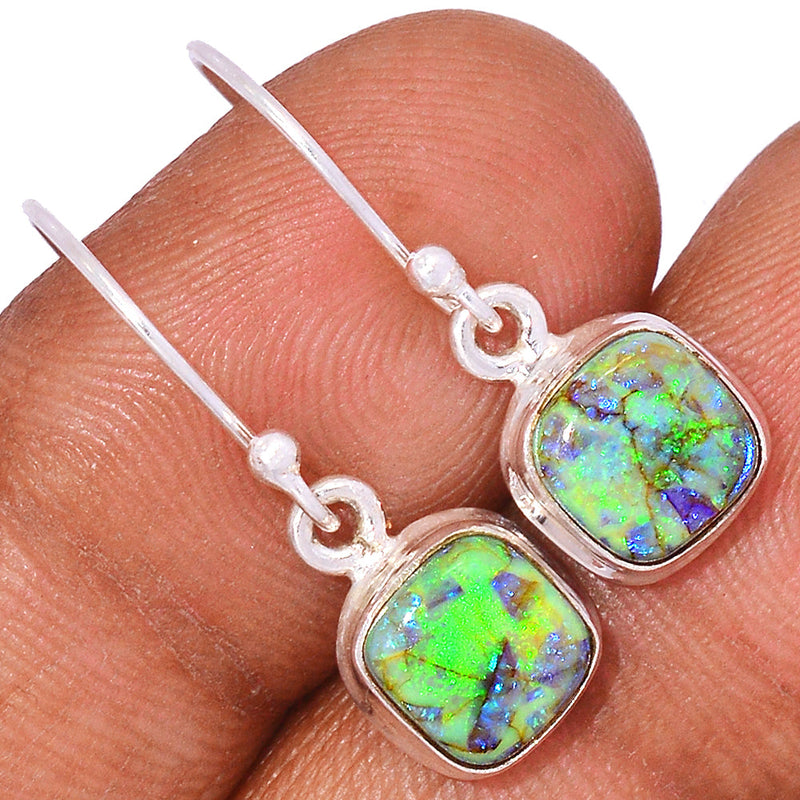 1" Sterling Opal Earrings - STOE130