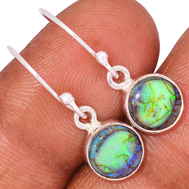 1" Sterling Opal Earrings - STOE135