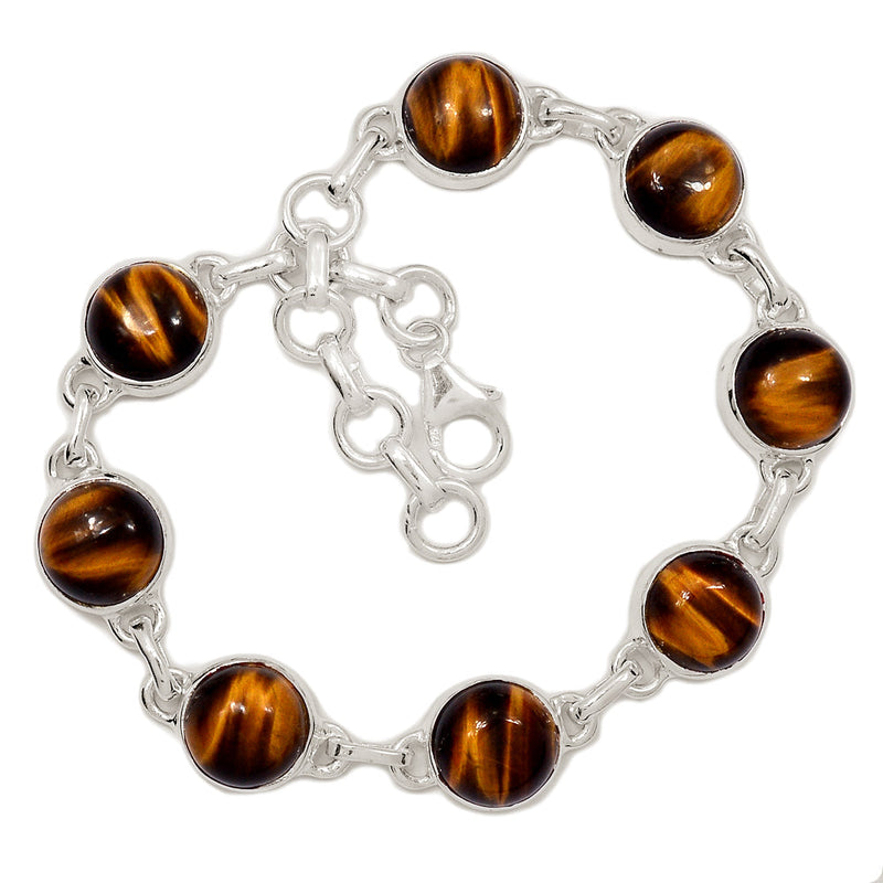 8.2" Tiger Eye Bracelets - TEYB302