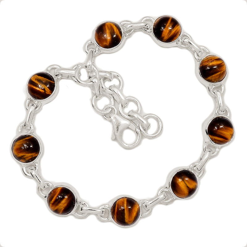 8.2" Tiger Eye Bracelets - TEYB303