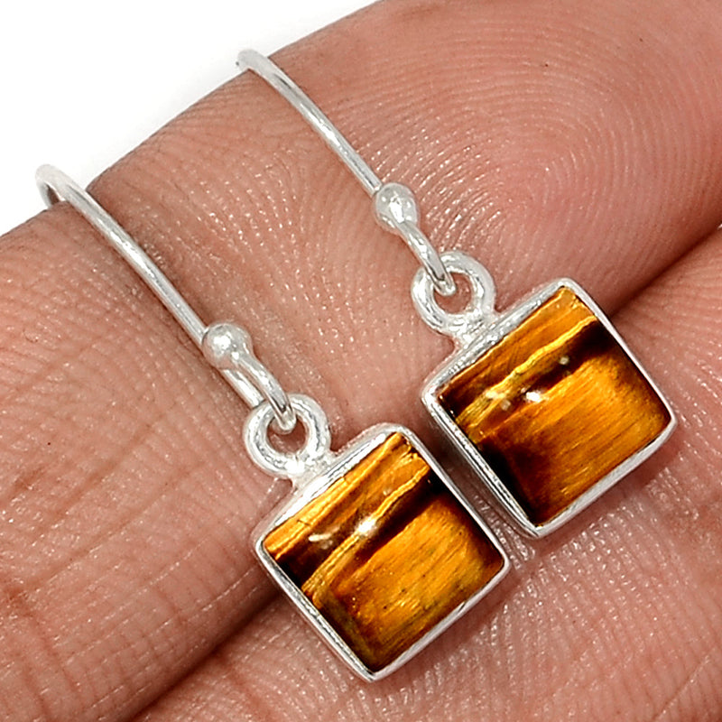 1" Tiger Eye Earrings - TEYE880