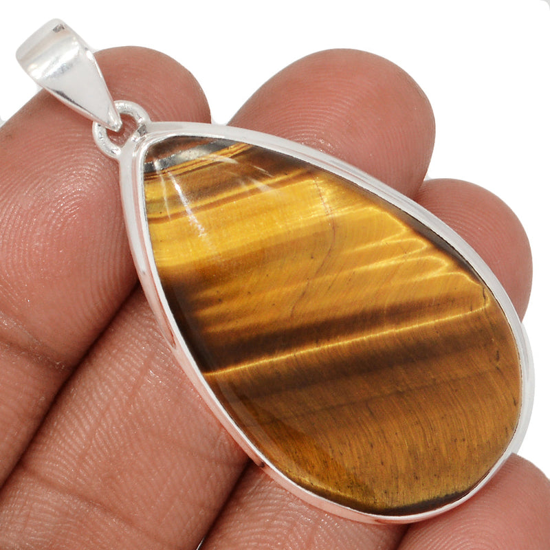 2.1" Extra Large - Tiger Eye Pendants - TEYP2170