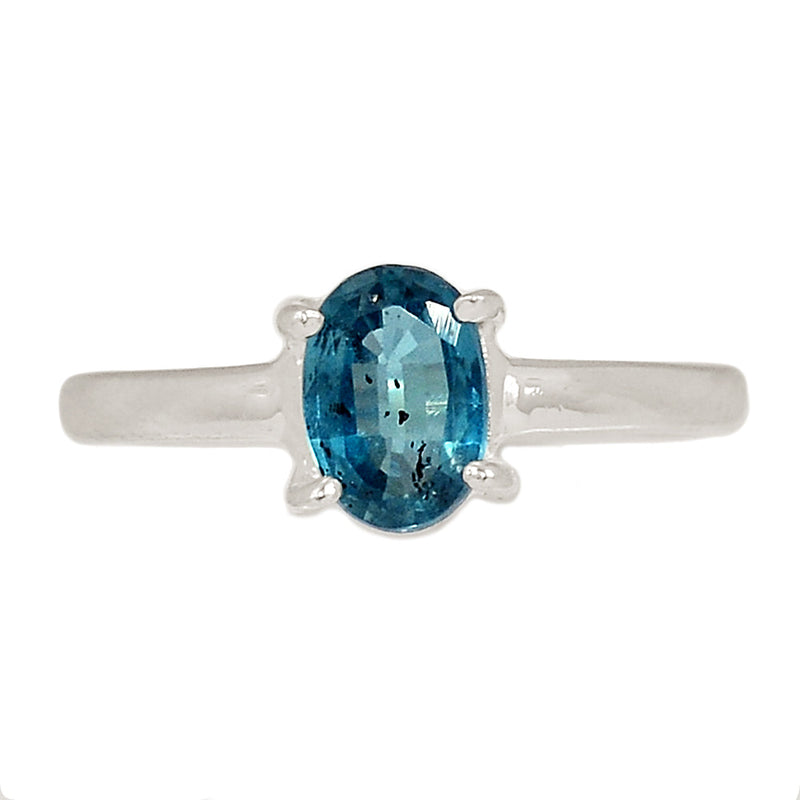 Claw - Teal Blue Kyanite Faceted Ring - TKFR187