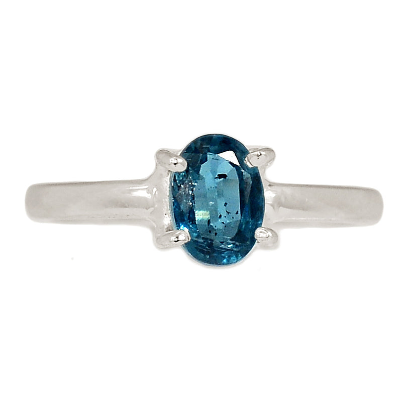 Claw - Teal Blue Kyanite Faceted Ring - TKFR188