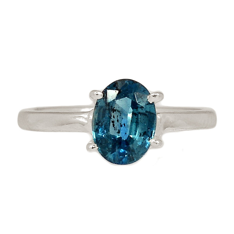 Claw - Teal Blue Kyanite Faceted Ring - TKFR189