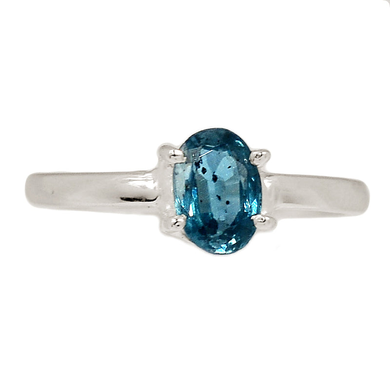 Claw - Teal Blue Kyanite Faceted Ring - TKFR191