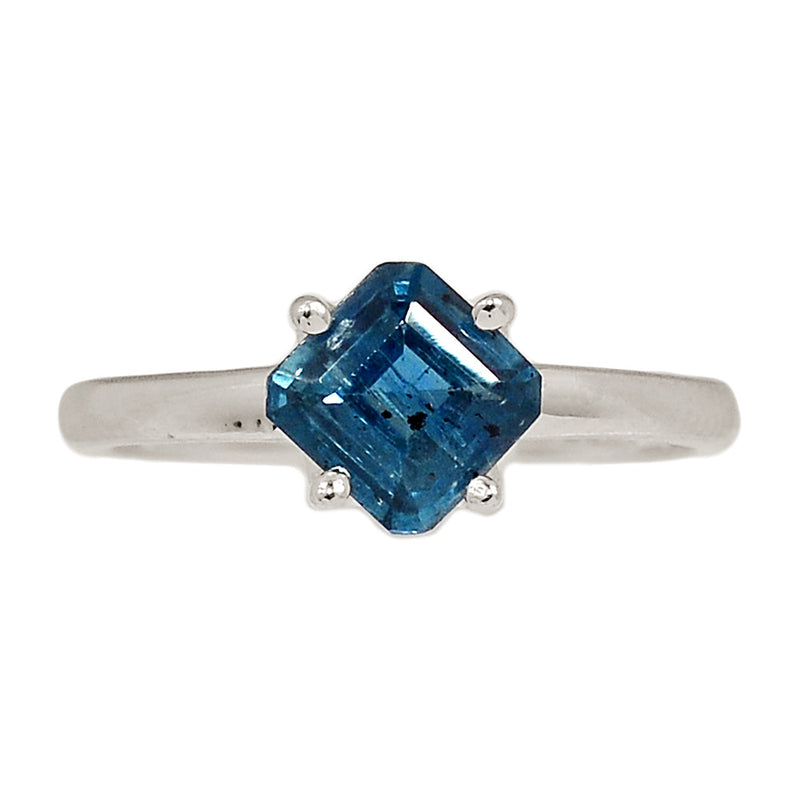 Claw - Teal Blue Kyanite Faceted Ring - TKFR192