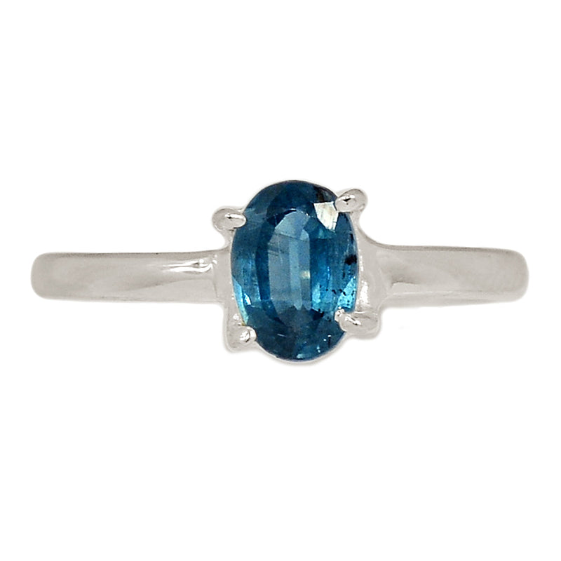 Claw - Teal Blue Kyanite Faceted Ring - TKFR194