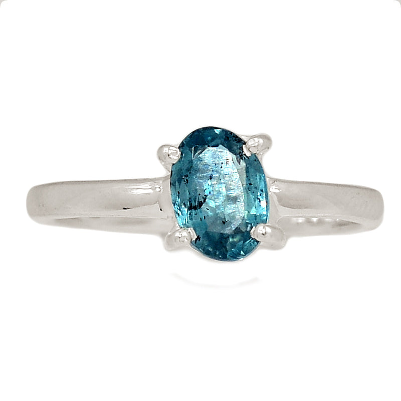 Claw - Teal Blue Kyanite Faceted Ring - TKFR195