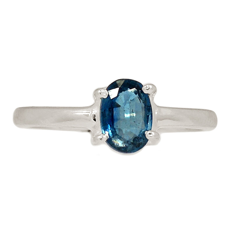 Claw - Teal Blue Kyanite Faceted Ring - TKFR199