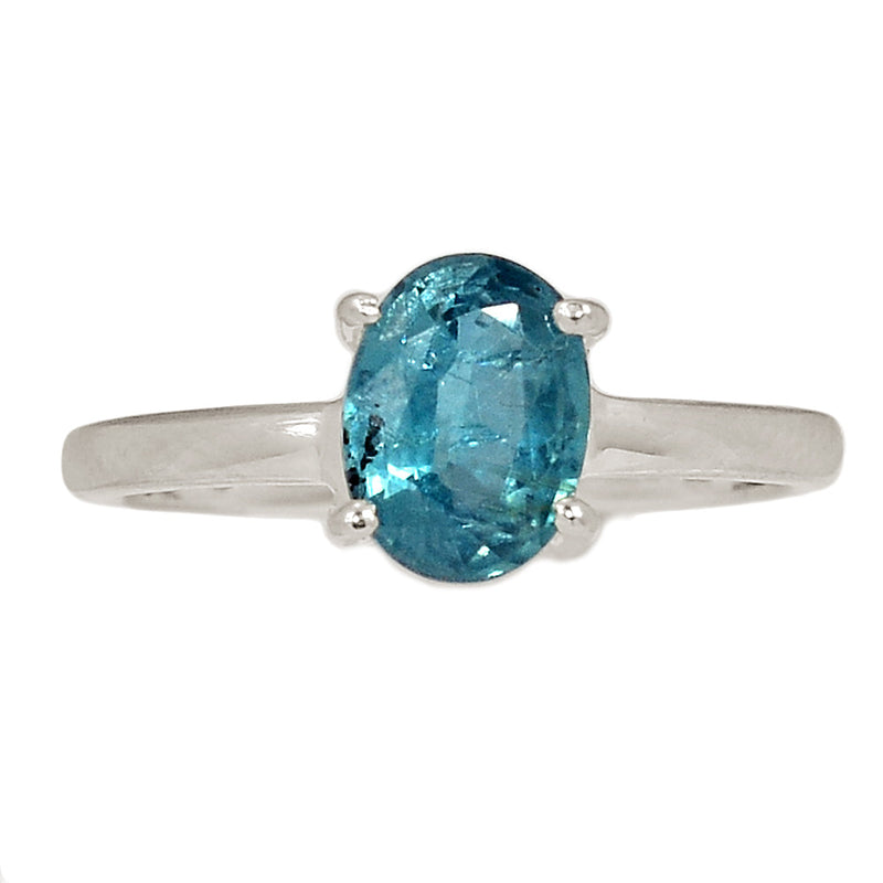 Claw - Teal Blue Kyanite Faceted Ring - TKFR200