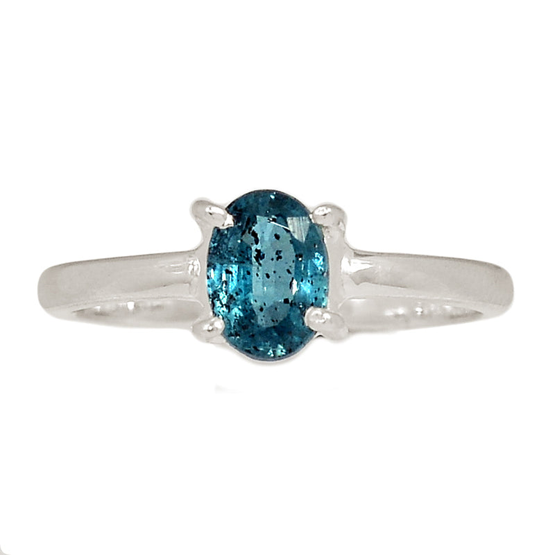 Claw - Teal Blue Kyanite Faceted Ring - TKFR201