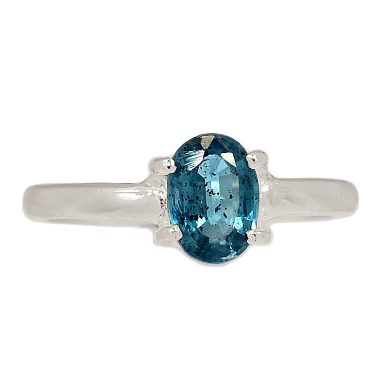 Claw - Teal Blue Kyanite Faceted Ring - TKFR202