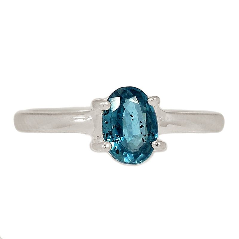 Claw - Teal Blue Kyanite Faceted Ring - TKFR203