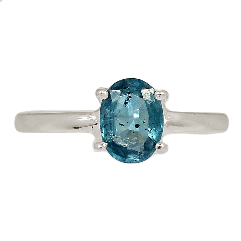 Claw - Teal Blue Kyanite Faceted Ring - TKFR205