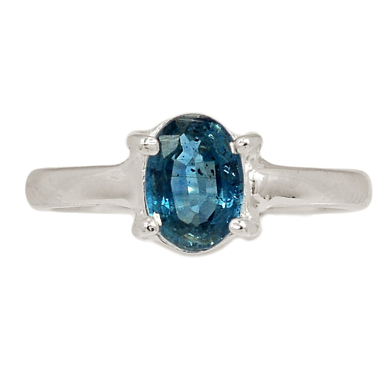 Claw - Teal Blue Kyanite Faceted Ring - TKFR206