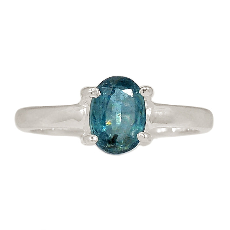 Claw - Teal Blue Kyanite Faceted Ring - TKFR213