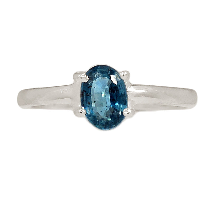 Claw - Teal Blue Kyanite Faceted Ring - TKFR219