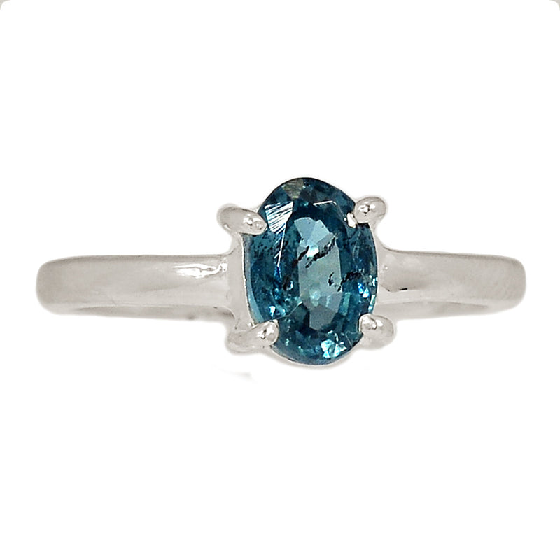 Claw - Teal Blue Kyanite Faceted Ring - TKFR230