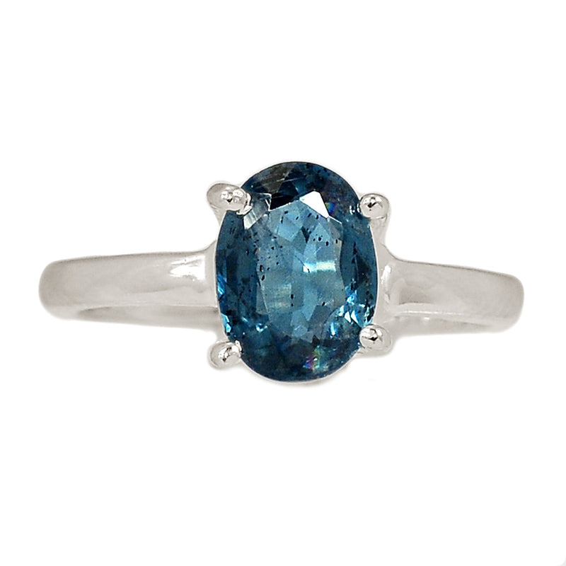 Claw - Teal Blue Kyanite Faceted Ring - TKFR232