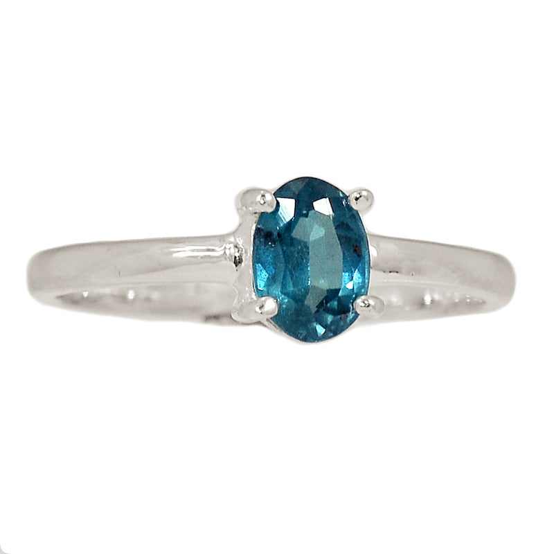 Claw - Teal Blue Kyanite Faceted Ring - TKFR233