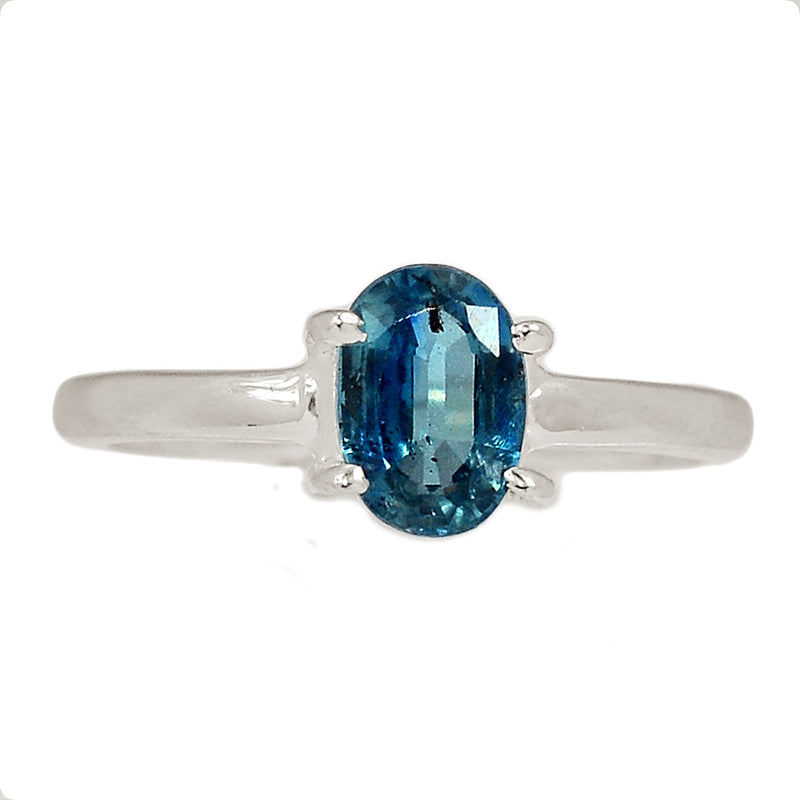 Claw - Teal Blue Kyanite Faceted Ring - TKFR234