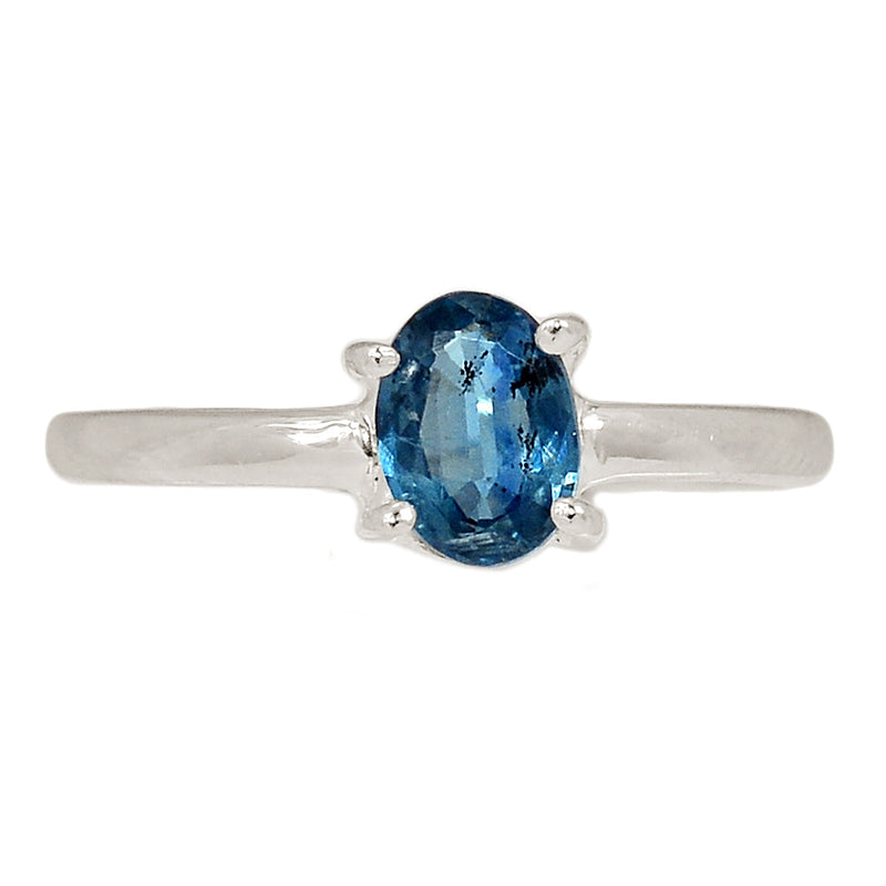 Claw - Teal Blue Kyanite Faceted Ring - TKFR238