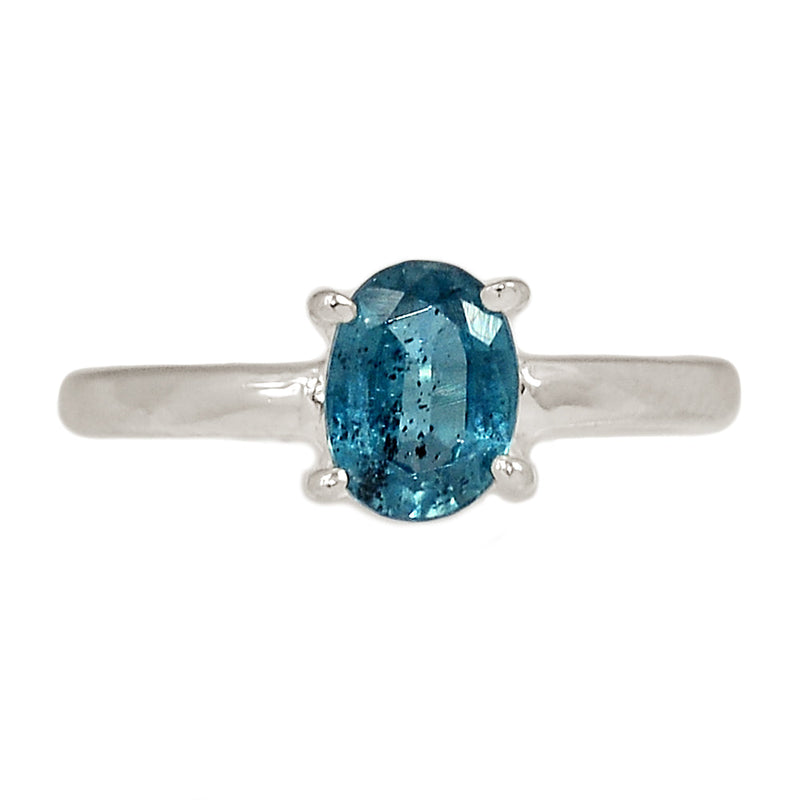 Claw - Teal Blue Kyanite Faceted Ring - TKFR239