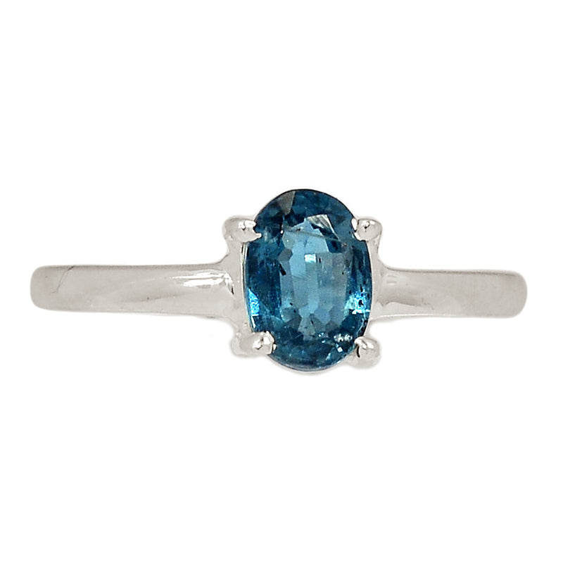 Claw - Teal Blue Kyanite Faceted Ring - TKFR241