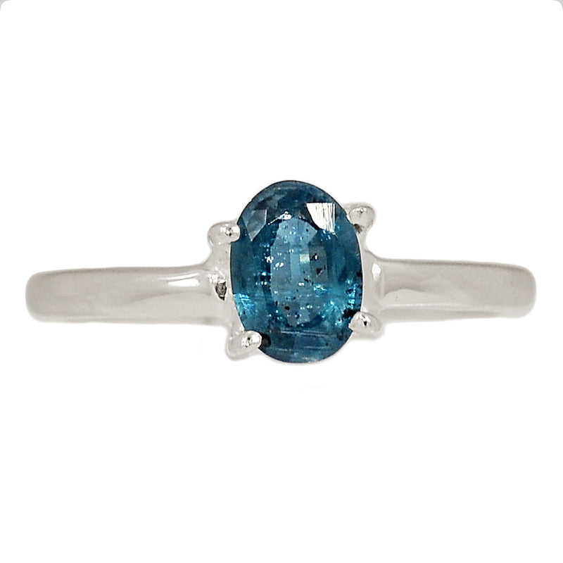 Claw - Teal Blue Kyanite Faceted Ring - TKFR246