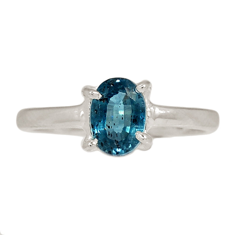 Claw - Teal Blue Kyanite Faceted Ring - TKFR248