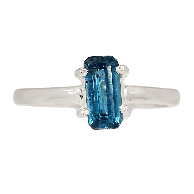 Claw - Teal Blue Kyanite Faceted Ring - TKFR252