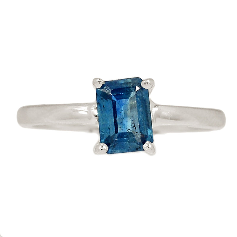 Claw - Teal Blue Kyanite Faceted Ring - TKFR254