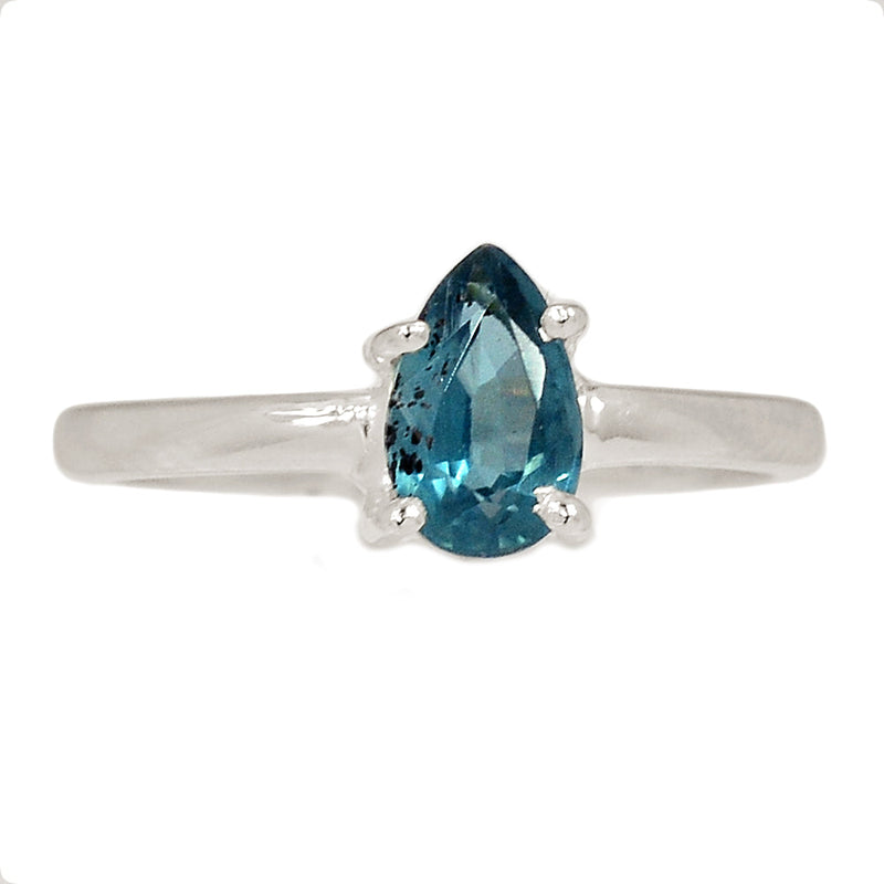 Claw - Teal Blue Kyanite Faceted Ring - TKFR255