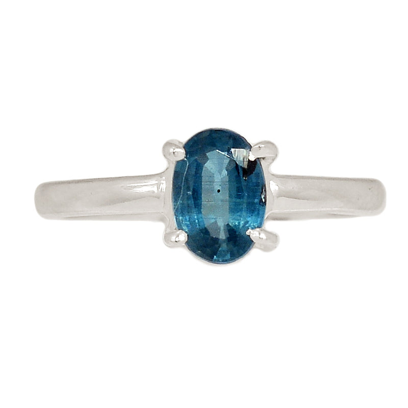 Claw - Teal Blue Kyanite Faceted Ring - TKFR258