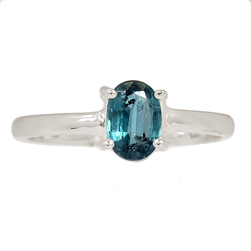 Claw - Teal Blue Kyanite Faceted Ring - TKFR259