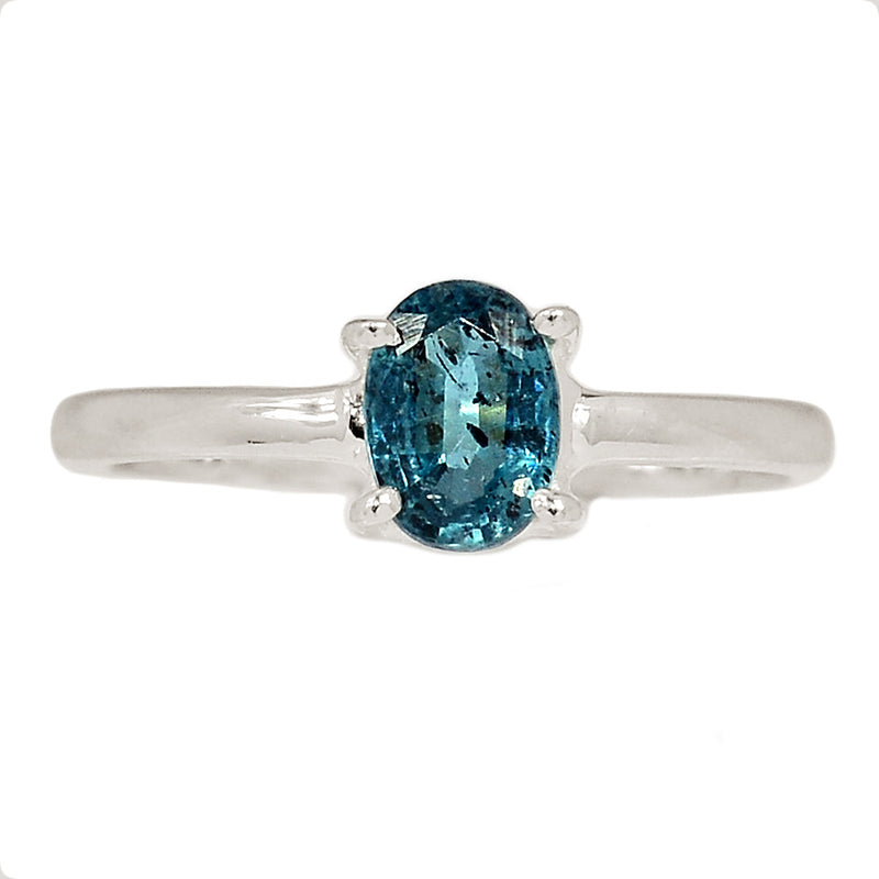 Claw - Teal Blue Kyanite Faceted Ring - TKFR263