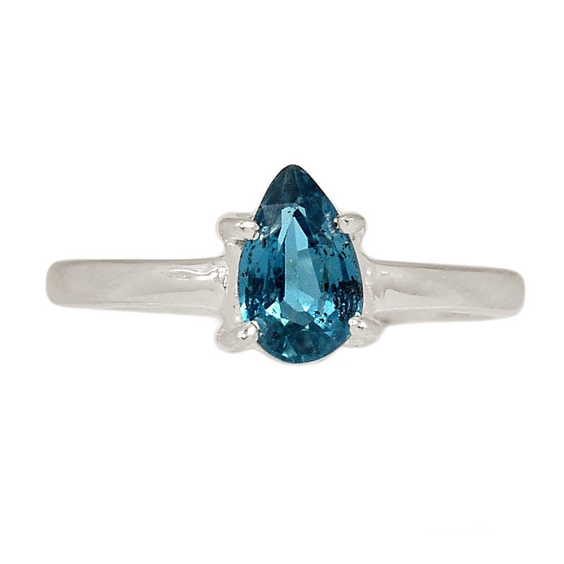 Claw - Teal Blue Kyanite Faceted Ring - TKFR264