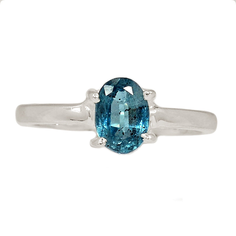 Claw - Teal Blue Kyanite Faceted Ring - TKFR265