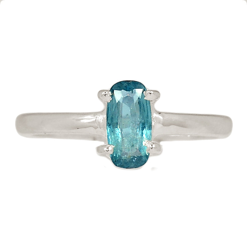 Claw - Teal Blue Kyanite Faceted Ring - TKFR267