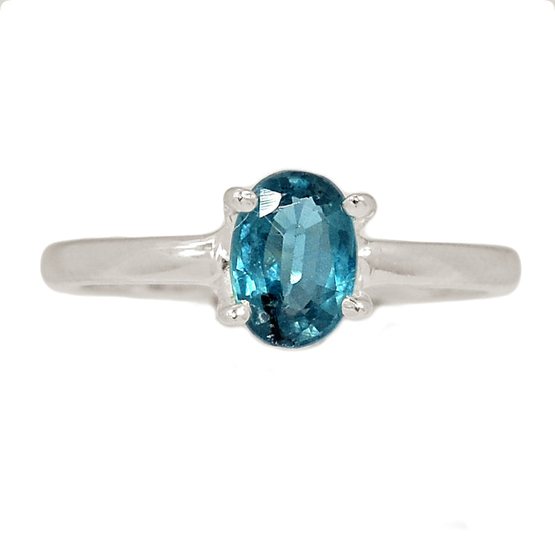 Claw - Teal Blue Kyanite Faceted Ring - TKFR269