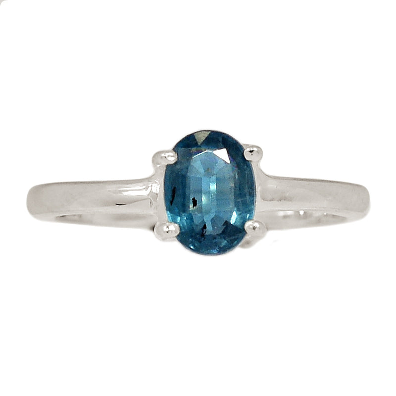 Claw - Teal Blue Kyanite Faceted Ring - TKFR271