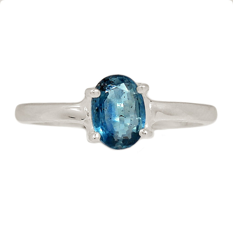 Claw - Teal Blue Kyanite Faceted Ring - TKFR272