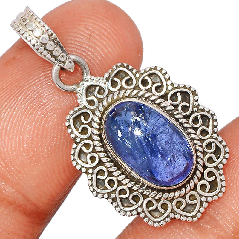 1.3" Fine Filigree - Tanzanite Pendants - TNZP955